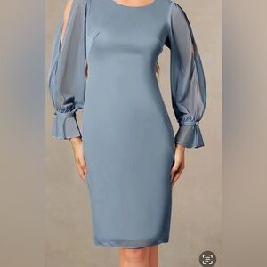 NWT Azazie chiffon dress fully lined. Never worn